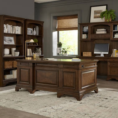 Copper grove online desk with hutch